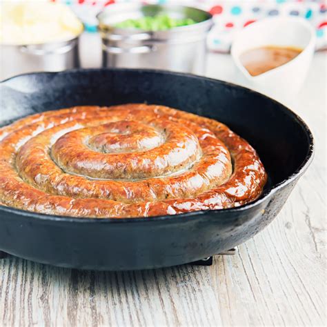 Homemade Cumberland Sausage with Onion Gravy - Krumpli