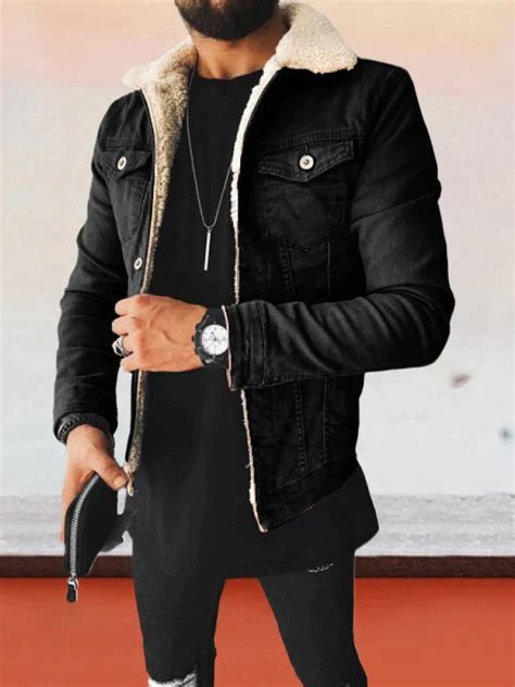 Coofandy Lamb Style Denim Jacket - Casual & Stylish – COOFANDY