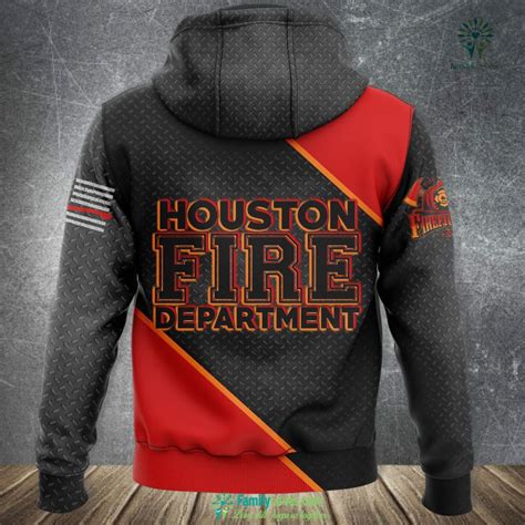 City of Houston Fire Department Texas Firefighter Hoodie 3D All Over ...