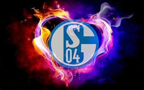 Einzigartige-schwarzen-fc-schalke-04-hintergrund-mit-fc-schalke-04-logo ...