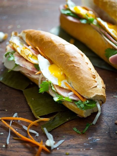 Vietnamese Banh Mi Recipe with Fried Egg | White On Rice Couple