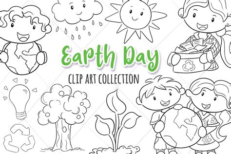 Black And White Clipart Earth