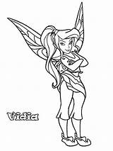 Vidia Disney Fairy coloring Page  Free Printable Pages On sketch template