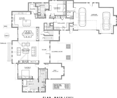 3 Car Garage Lake House Plan Lake Home Designs | Home Design