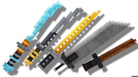 3D Swords Pack [1.15.2] [1.14.4] [1.13.2] [1.12.2] / Текстуры для Майнкрафт / Minecraft Inside