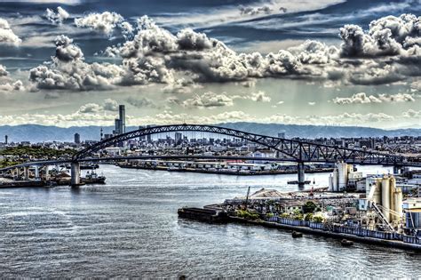 japan, Bridge, Hdr, Clouds, Cities Wallpapers HD / Desktop and Mobile Backgrounds