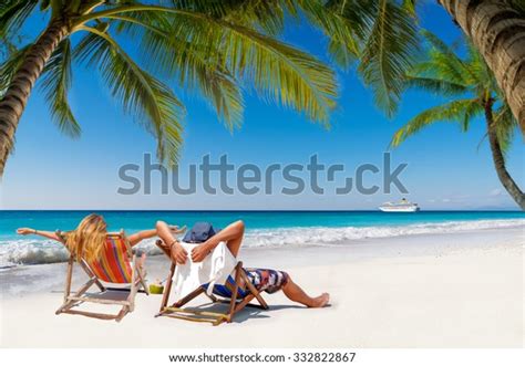 Couple On Tropical Beach Maldives Stock Photo 332822867 | Shutterstock