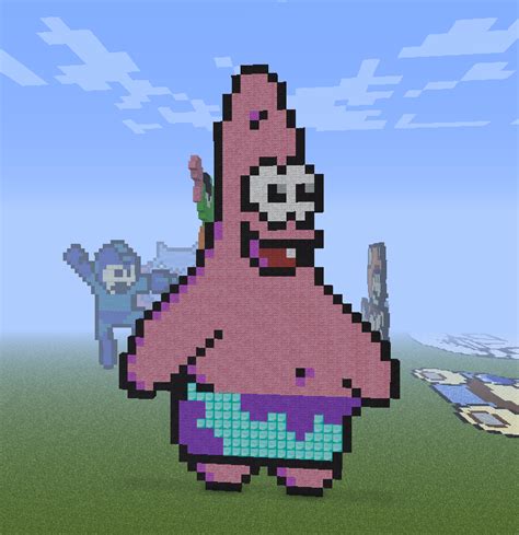 Patrick star pixel art by starsoul1910 on DeviantArt