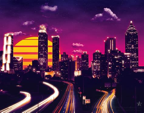 New Art - Commissioned Neon Cities | Patrick King Art