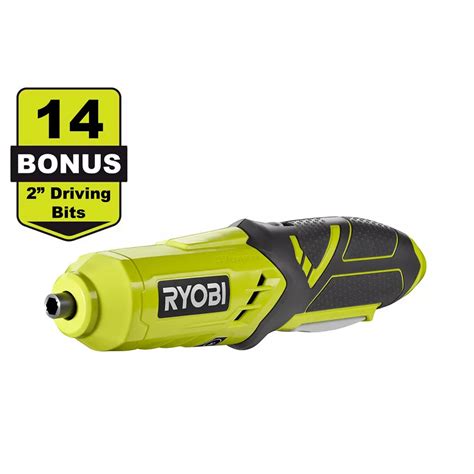 RYOBI 4V Cordless Power Screwdriver with (14) 2-Inch Bonus Driver Bits | The Home Depot Canada