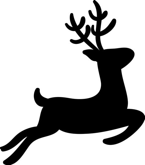 Download and share clipart about Reindeer Silhouette White Tailed Deer ...