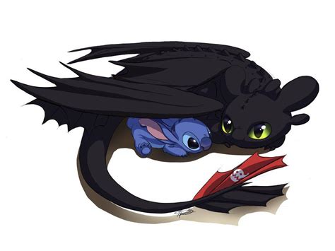 Toothless and Stitch Wallpapers - Top Free Toothless and Stitch Backgrounds - WallpaperAccess