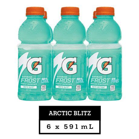 Gatorade Frost Arctic Blitz Sports Drink, 591 mL Bottles, 6 Pack | Walmart Canada