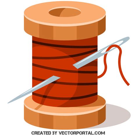 Spool of thread clip art Royalty Free Stock SVG Vector and Clip Art