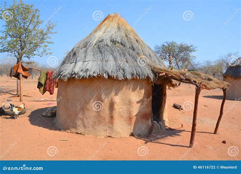 Himba tribe village editorial photography. Image of namibia - 46116722