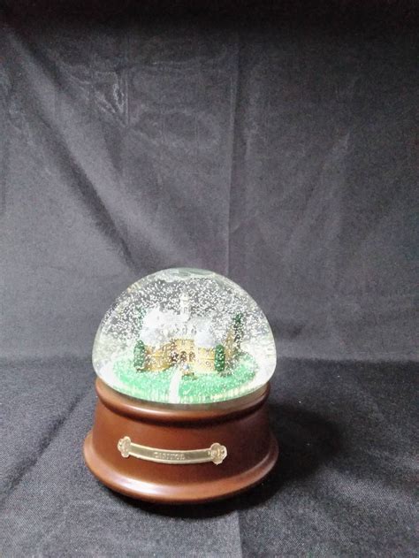 Vintage Music Box Snow Globe. | Etsy