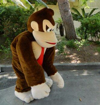 Donkey Kong Costumed Character | Donkey kong, Donkey kong costume, Mascot costumes