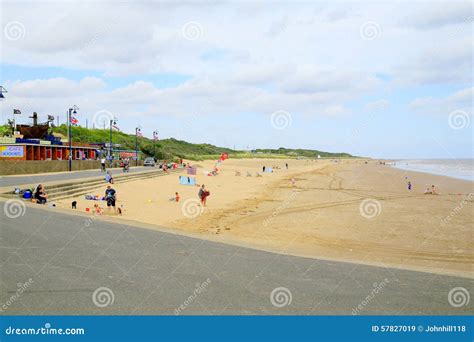 North beach, Mablethorpe. editorial stock image. Image of lincolnshire ...