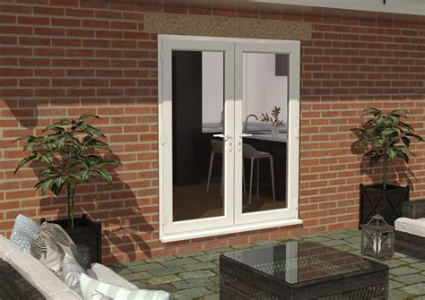 1800mm White UPVC French Doors UPVC French Door