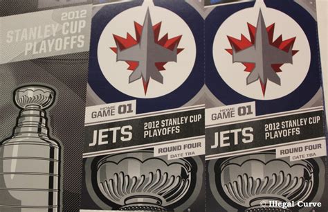 Winnipeg Jets 2013 Stanley Cup Playoffs ticket confirmation – Illegal ...