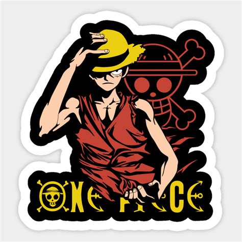 One Piece Monkey D. Luffy, Vector Anime - Manga - Sticker | TeePublic