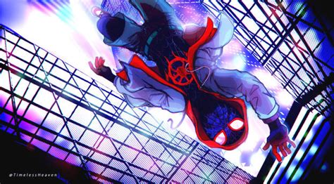 1125x2436 Miles Morales Cool Art Into The Spider-Verse Iphone XS,Iphone 10,Iphone X Wallpaper ...