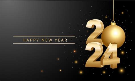 Premium Vector | 2024 Happy New Year Background Design Greeting Card ...