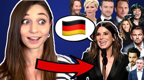 German reacts to AMERICAN CELEBRITIES speaking German! | Feli from Germany - YouTube