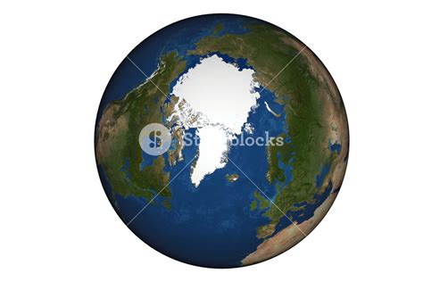 Arctic Circle - North Pole Royalty-Free Stock Image - Storyblocks