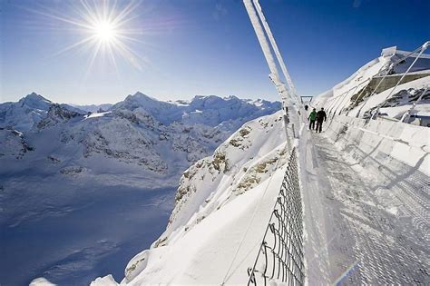 Titlis Cliff Walk: Europe's Highest Suspension Bridge Opens | Amusing ...