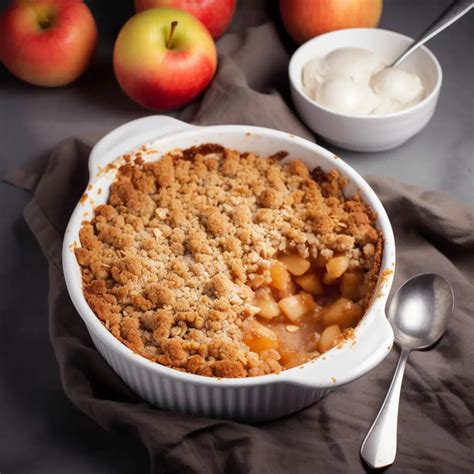 Mary Berry Apple Crumble with Walnut Crunchy Topping