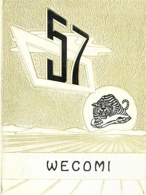 1957 yearbook from Wheaton North High School from Wheaton, Illinois