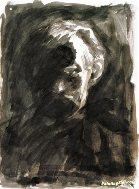Dark Self-portrait Artwork By Emil Nolde Oil Painting & Art Prints On Canvas For Sale ...