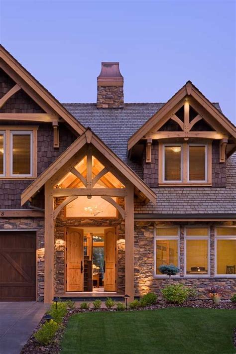 Best Gable Roof Styles & Decoration Pictures. | House exterior, Rustic house, House design photos