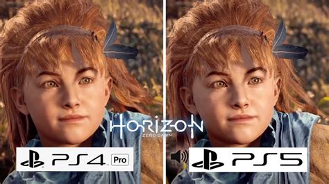 Horizon Zero Dawn PS4 Pro VS PS5 Graphics Comparison Gameplay ...