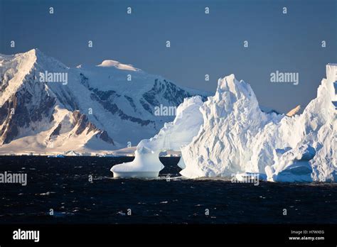 Iceberg at sunrise, Adelaide Island, Antarctic Peninsula, Antarctica ...