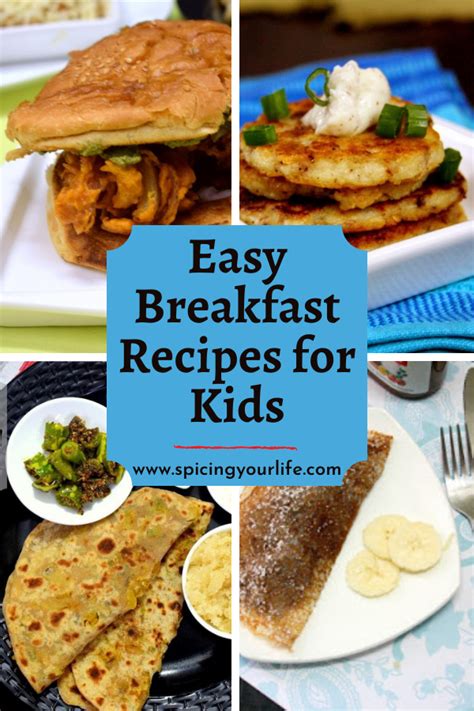 Breakfast Menu Ideas For Kids