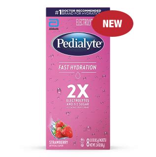 Pedialyte® Fast Hydration Powder Packs Strawberry