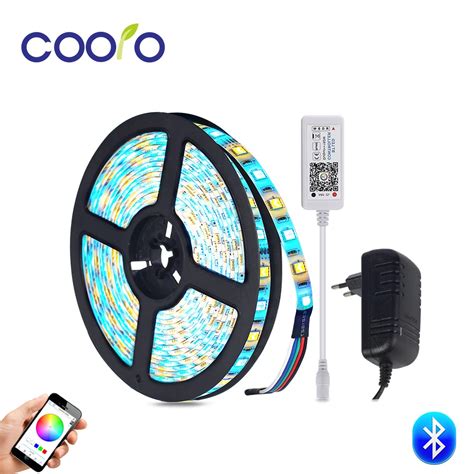 Bluetooth Led Strip Set RGB / RGBW / RGBWW Led Strip Light Waterproof Flexible Led Ribbon Tape ...