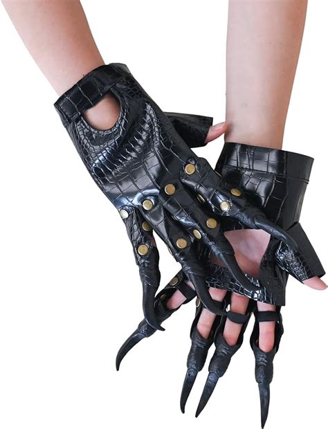 Halloween Claw Gloves Halloween Costume Party Props Scary Horrific Wolf ...