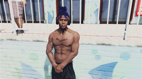 XXXTENTACION Tattoos Body For Franklin - GTA5-Mods.com