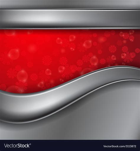 Red background with snowflakes Royalty Free Vector Image