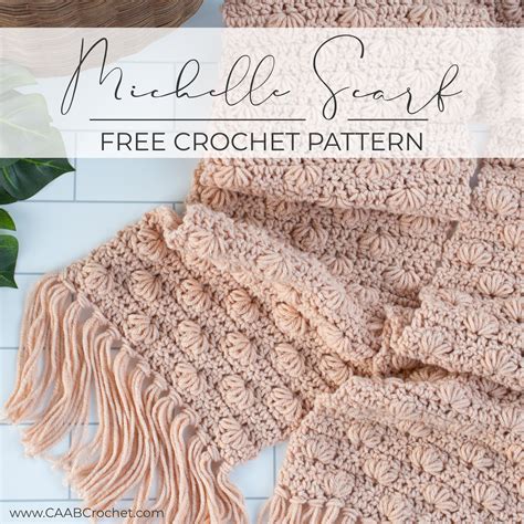 Simple Crochet Scarf Pattern- CAAB Crochet