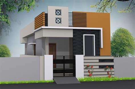 Building Elevation Designs Single Floor Houses New Inspiring Single Floor House El… | Small ...