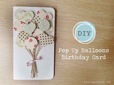 DIY: Pop Up Balloon Birthday Card – iamartisan