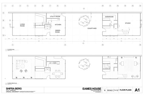 Eames House Plan Dimensions