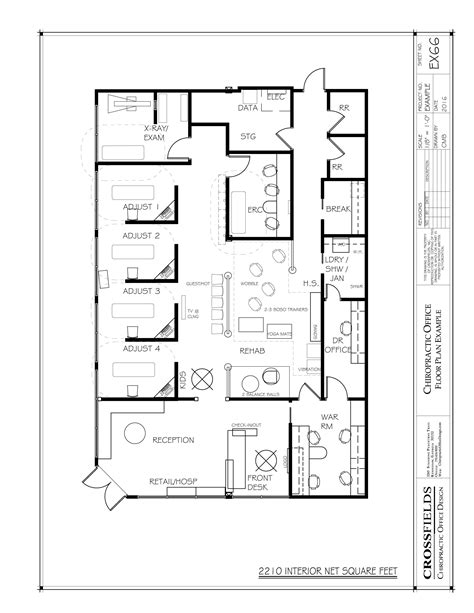 Our Top 15 Floor Plans For Chiropractic Offices | CrossFields | Office floor plan, Floor plans ...