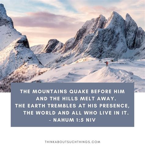 27 Powerful Bible Verses About Mountains | Think About Such Things