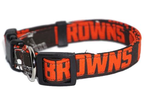 Cleveland Browns Dog Collar/ Football Dog Collar - Etsy