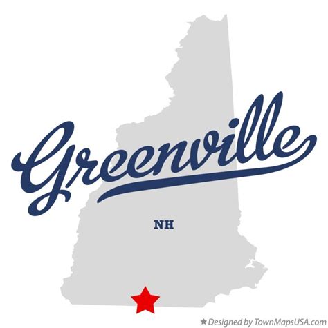 Map of Greenville, NH, New Hampshire